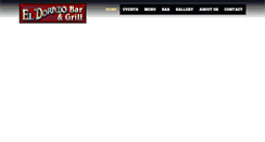 Desktop Screenshot of eldorado-bar-grill.com